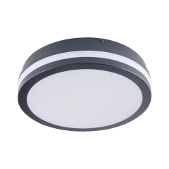 Kanlux Plafon LED BENO śr. 22 cm, grafit, 18W, 1400 Im 4000K
