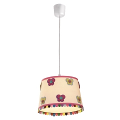 Light Prestige Lampa wisząca BUTTERFLY różowa 1xE27