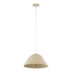 TK Lighting Lampa wisząca FARO beżowa szer. 33,5cm E27