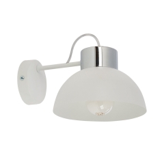 TK Lighting Kinkiet TEDI biały szer.24cm 1x60W E27