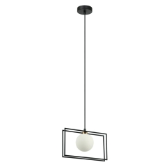 Italux Lampa wisząca GROSETTA czarna G9