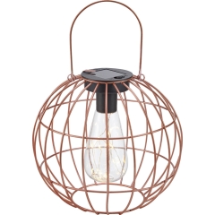 Lampa solarna wisząca LATARENKA metal 15 x LED 18 cm
