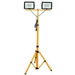 Naświetlacz LED 2 x 50W na statywie 6400K 2 x 4500 lm