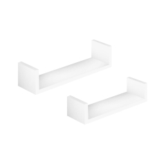 Emergo Półka "U" biała 2 szt.