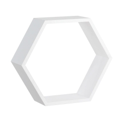 Emergo Półka hexagon biała