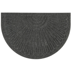 Wycieraczka HALF MOON szara 60 cm x 90 cm