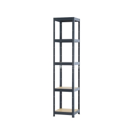 Regał metalowy 180 x 40 x 40 cm 5 półek 175 kg