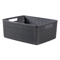 Koszyk M JUTE ciemnoszary 12 l