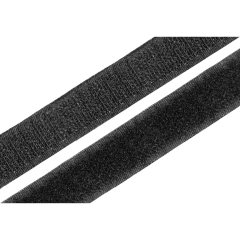 Lux-Tools Taśma rzepowa czarna szerokość 19mm