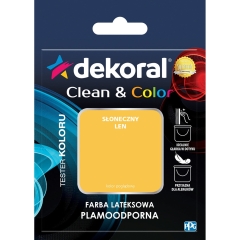 Dekoral Tester farby Clean Color słoneczny len
