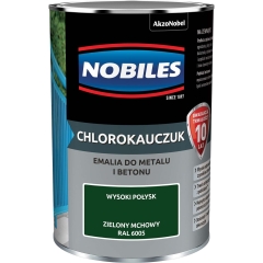 Emalia Nobiles Chlorokauczuk zielony mchowy 900 ml