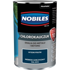 Emalia Nobiles Chlorokauczuk niebieski gorczycowy 900 ml