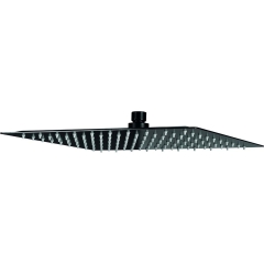 Deszczownica Kvadrato slim stal czarna 30x30 cm