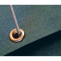 Oczka do plandeki mosiądz 8x15mm 24szt.