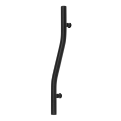 Uchwyt ścienny łamany czarny 61cm