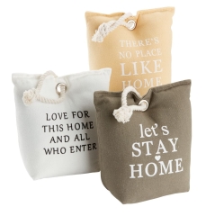 Ogranicznik odbojnik do drzwi odbój 20x10x20 obciążnik płótno