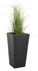Donica doniczka S36xW70 czarny mat