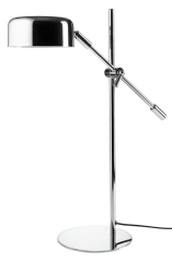 Lampa stołowa biurkowa na biurko 16x42x49cm chrom