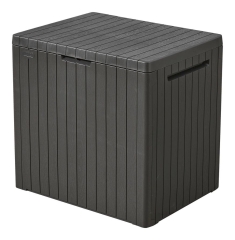 Skrzynia ogrodowa plastikowa 58x55x44 szara