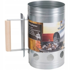 CHIMNEY FOR LIGHTING A COAL BRIQUETTE GRILL