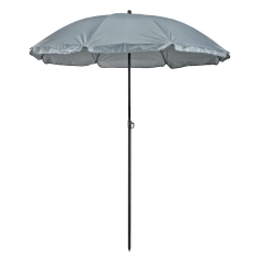 Parasol plażowy 180xØ160 cm szary