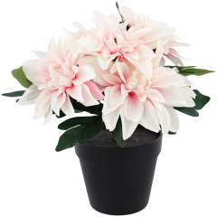 Dalia w doniczce 29cm Różne warianty sztuczny kwiat
