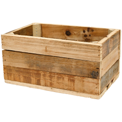 Drewniana skrzynka 18,5x12x9 cm dekoracyjna surowa