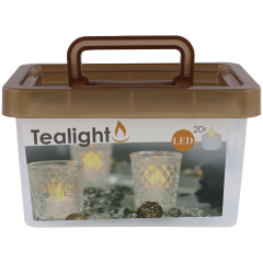 Świeczki tealight LED 20szt. na baterie podgrzewacz