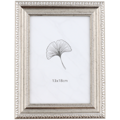 Ramka na zdjęcia 13x18 cm srebrna glamour