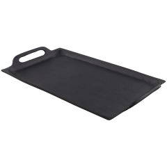 Taca z uchwytami metalowa na świece 26x15 cm