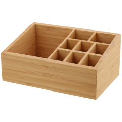 Bambusowy organizer do makijażu 20x13x9 cm