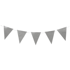 Girlanda z flagami brokat 6 metrów różne rodzaje