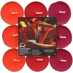 Podgrzewacze zapachowe Cosy Cinnamon, 18 sztuk