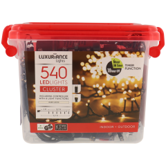 Oświetlenie świąteczne Luxuriance Lights Splot, 540 lampek LED 10.7 + 5 m