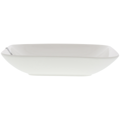 Talerz głęboki 20x20 cm kwadratowy biały porcelana
