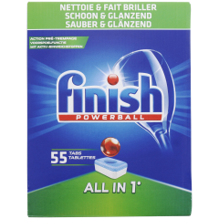 Tabletki do zmywarki Finish Powerball All-in-1, 55 sztuk