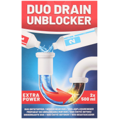 Podwójny udrażniacz do rur 2x500 ml
