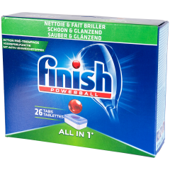 Tabletki do zmywarki Finish Powerball All-in-1, 26 sztuk