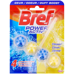 Kostka toaletowa Bref Power Activ', Cytryna