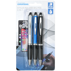Długopisy stylus 2 w 1 Grundig 3 sztuki