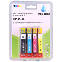 Wkłady z tuszem do drukarki Ink & Print HP 364 XL 4 sztuki