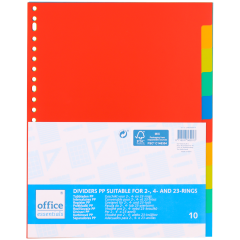 zakładki Office Essentials 10 sztuk