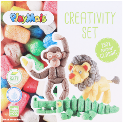 Playmaïs klocki piankowe kratywne 250szt.