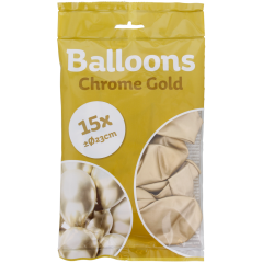 Balony chromowane srebrne chrom 15 sztuk różne warianty