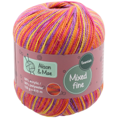 Nici do szydełkowania Alison & Mae Mixed Fine, 125 gramów Różne warianty