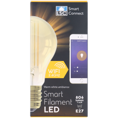 Żarówka żarnikowa LED LSC Smart Connect 7 watów 806 lumenów