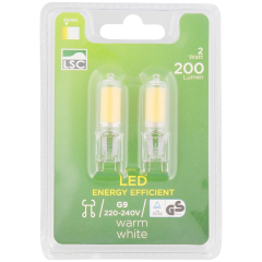 Żarówki LED LSC 2 waty 200 lumenów 2 sztuki