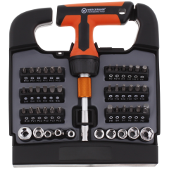 Zestaw bitów i nasadek Werckmann 48 elementów