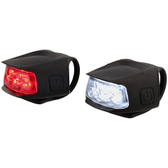 zestaw lamp rowerowych Walfort 5 diod LED