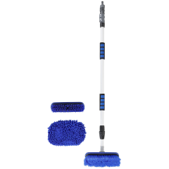 Szczotka teleskopowa 163cm do mycia samochodu 3końcówki